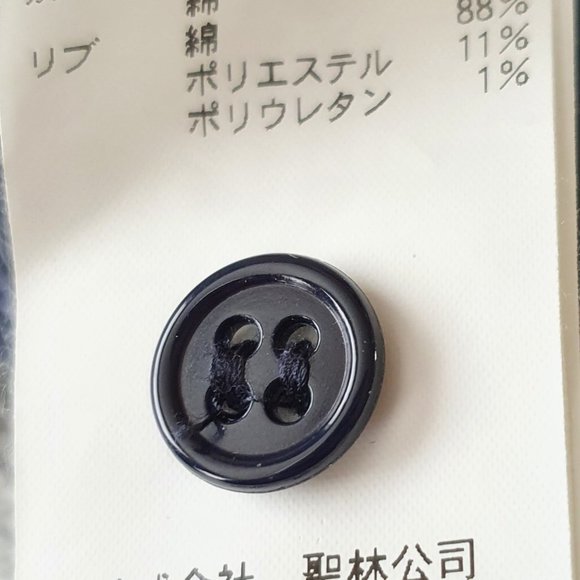 Blue Blue Japan Border Rugby Shirt - Grey & Navy - Picture 7 of 8